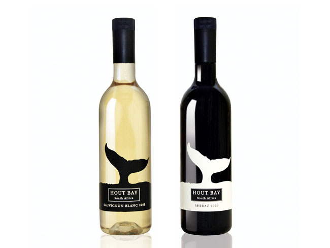 鯨魚尾巴紅酒包裝設計(圖1)