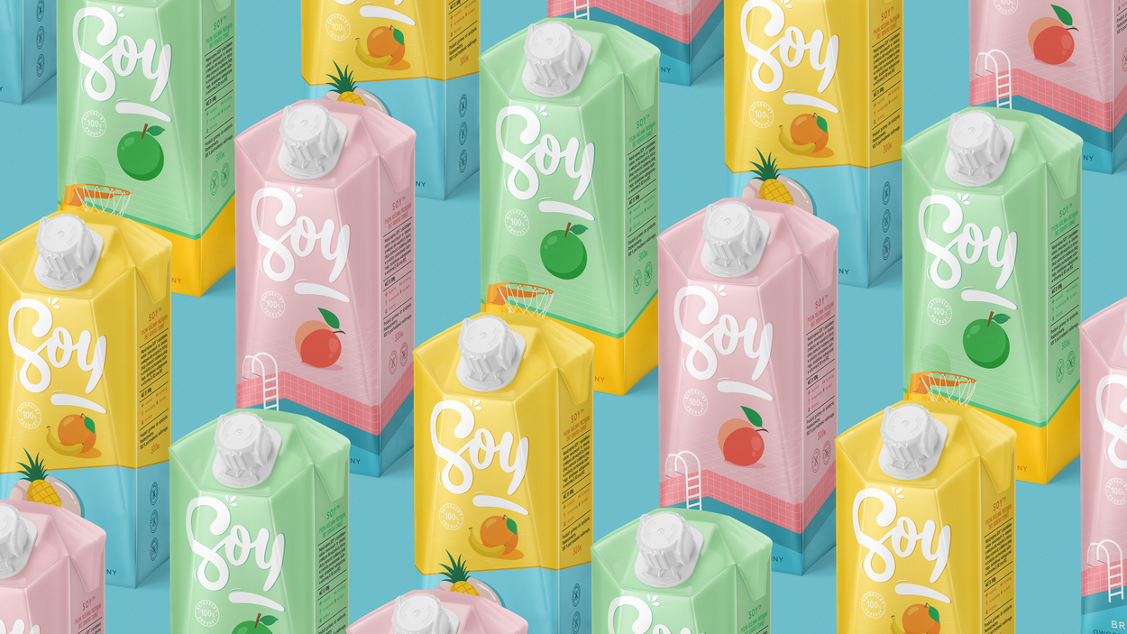 豆奶包裝設計參考(圖6)