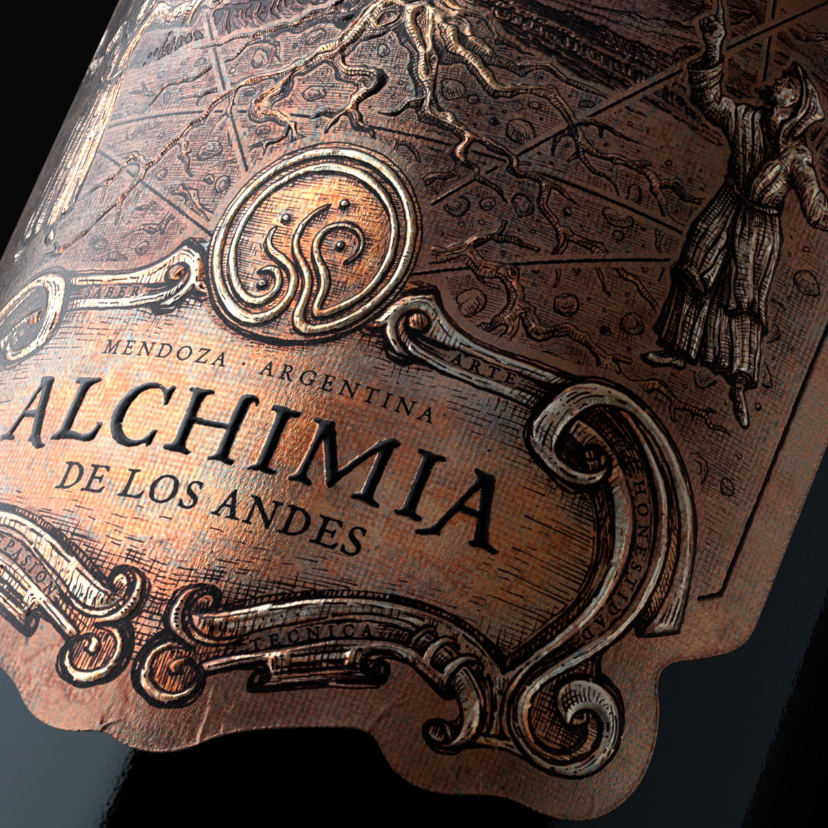 葡萄酒包裝設(shè)計(jì)強(qiáng)烈的年代感(圖5)