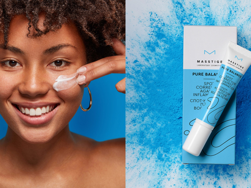 護膚品包裝設計反映“純平衡”屬性的包裝(圖6)