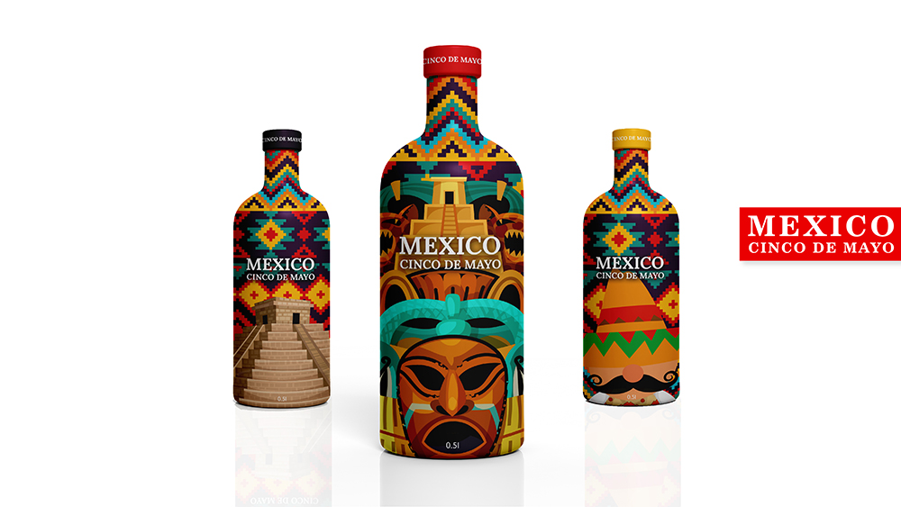 廊坊視覺沖擊力非常強的光瓶酒包裝設(shè)計(圖3)