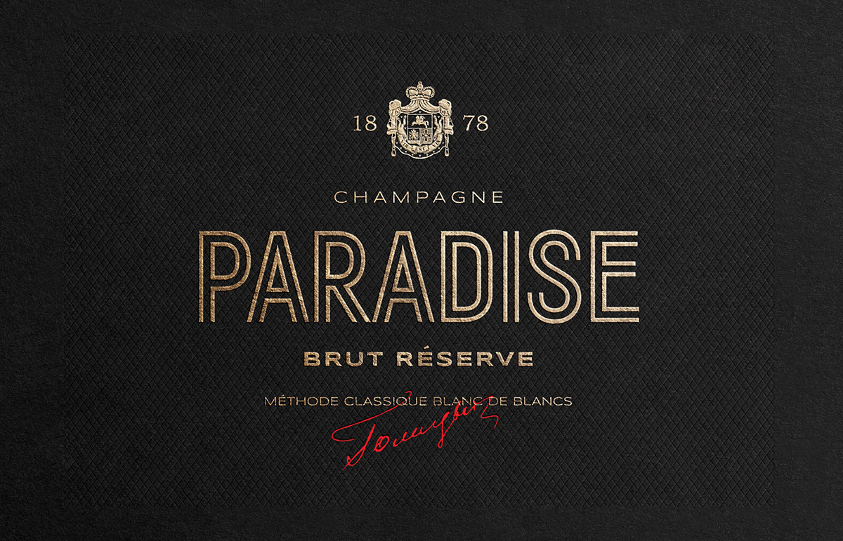 古典香檳包裝設(shè)計(jì)(圖3)