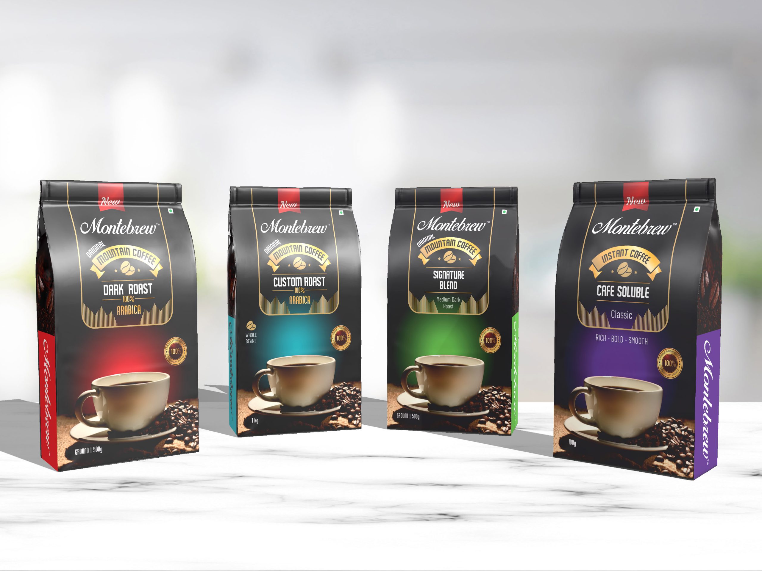 速溶咖啡包裝這樣設(shè)計(jì)很有高級(jí)感(圖5)