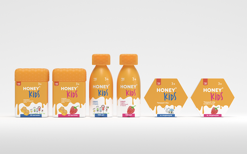 用蜂蜜制作的保健品包裝設(shè)計欣賞(圖2)