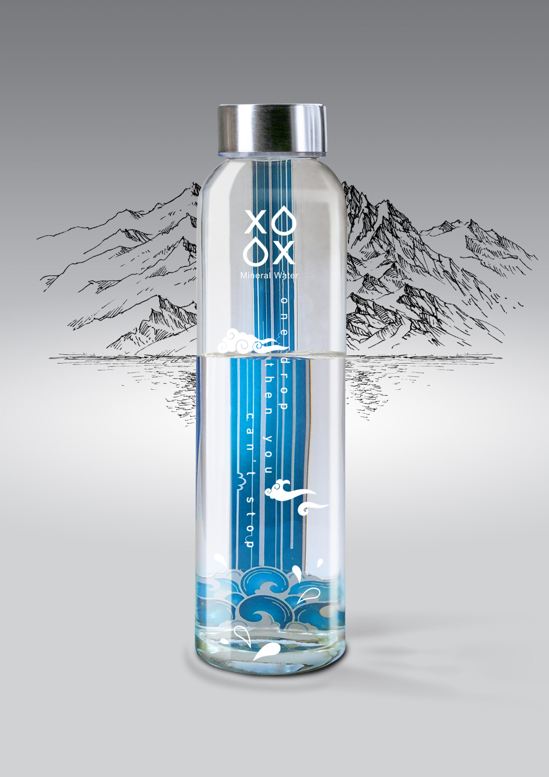 XO礦泉水包裝設(shè)計(jì)參考(圖1)