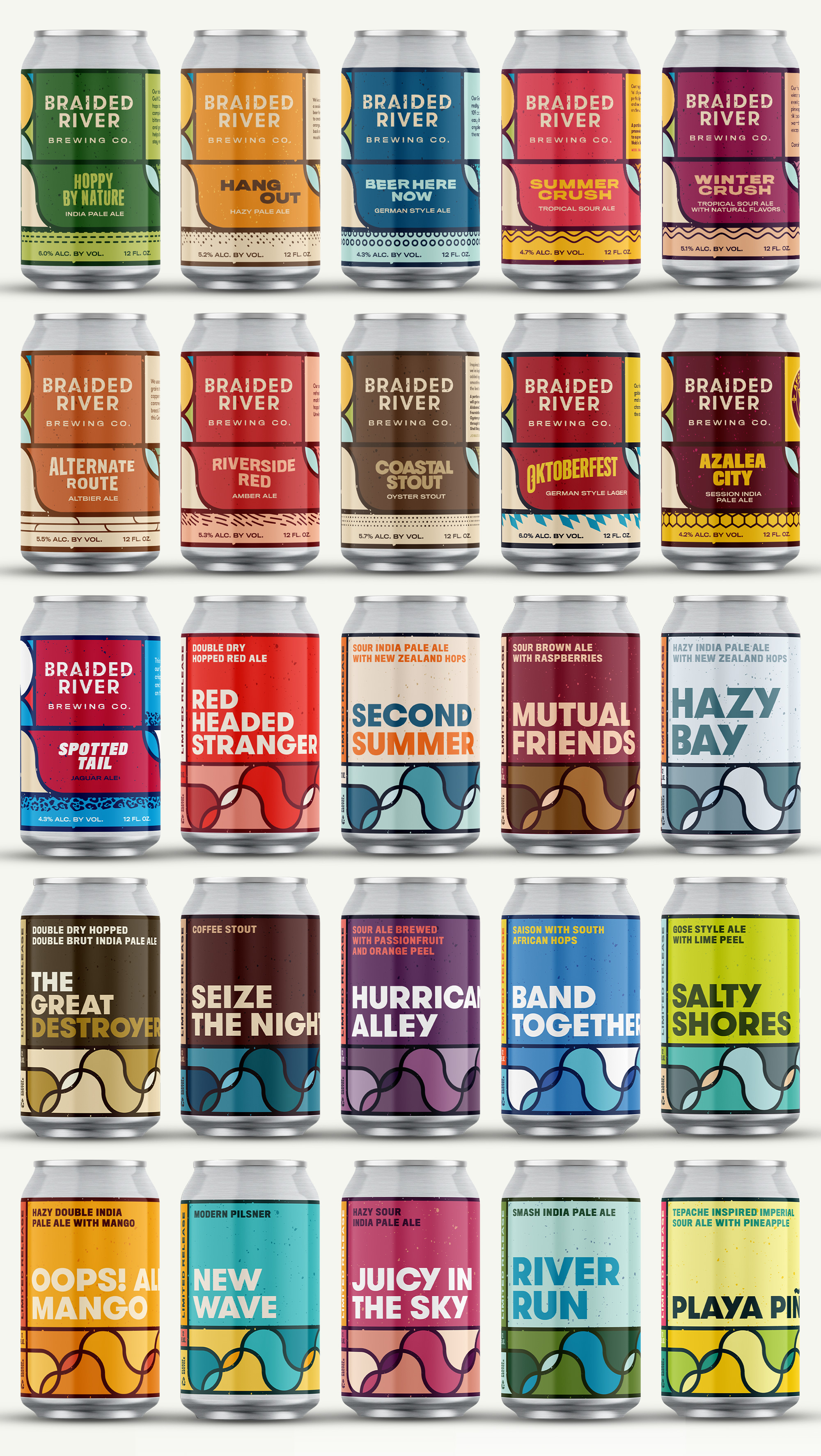 精釀灌裝啤酒包裝這樣設(shè)計(jì)很有美感(圖5)