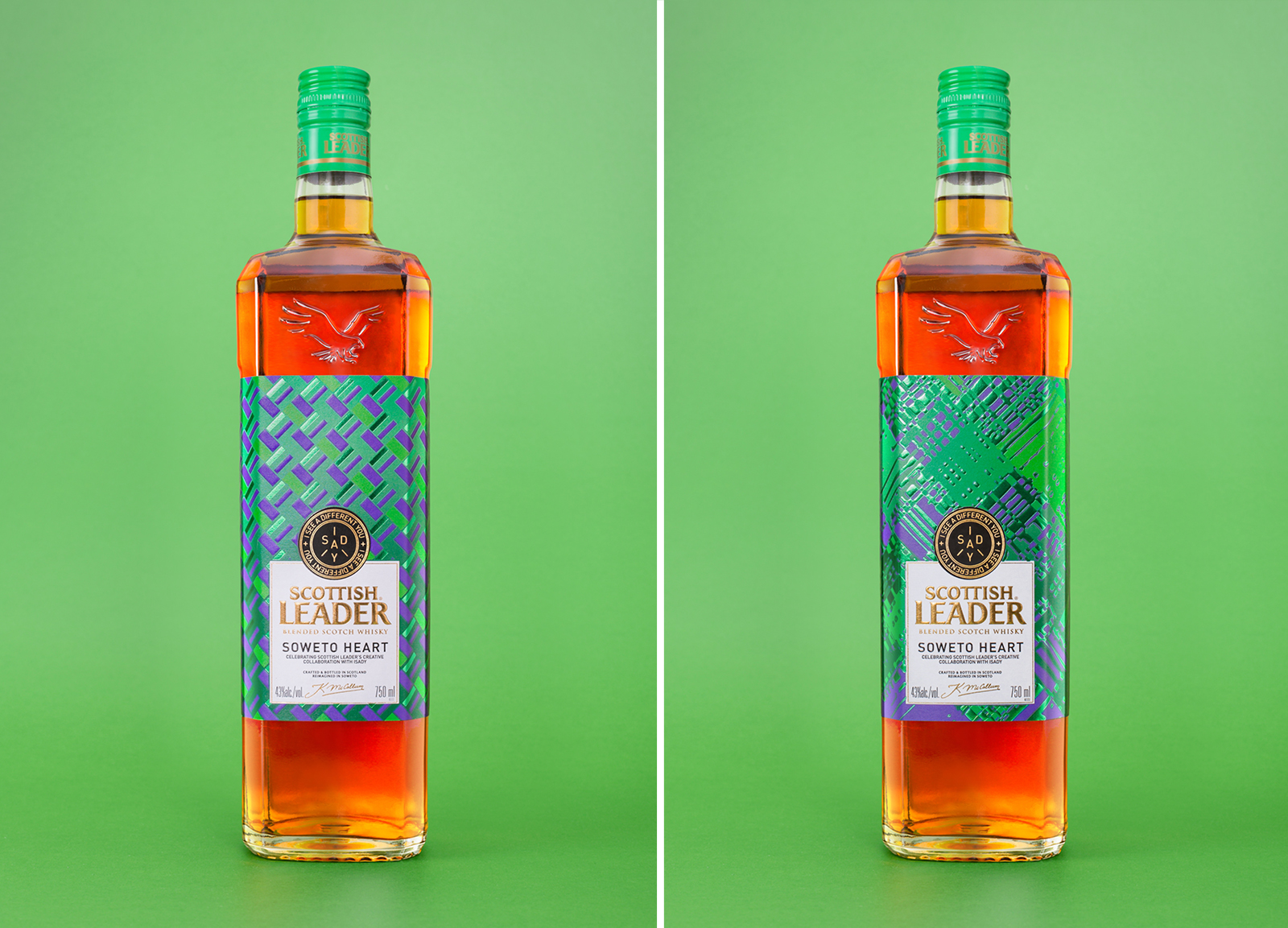 Scottish Leader威士忌限量版標(biāo)簽和禮品盒包裝設(shè)計(jì)這樣做(圖3)