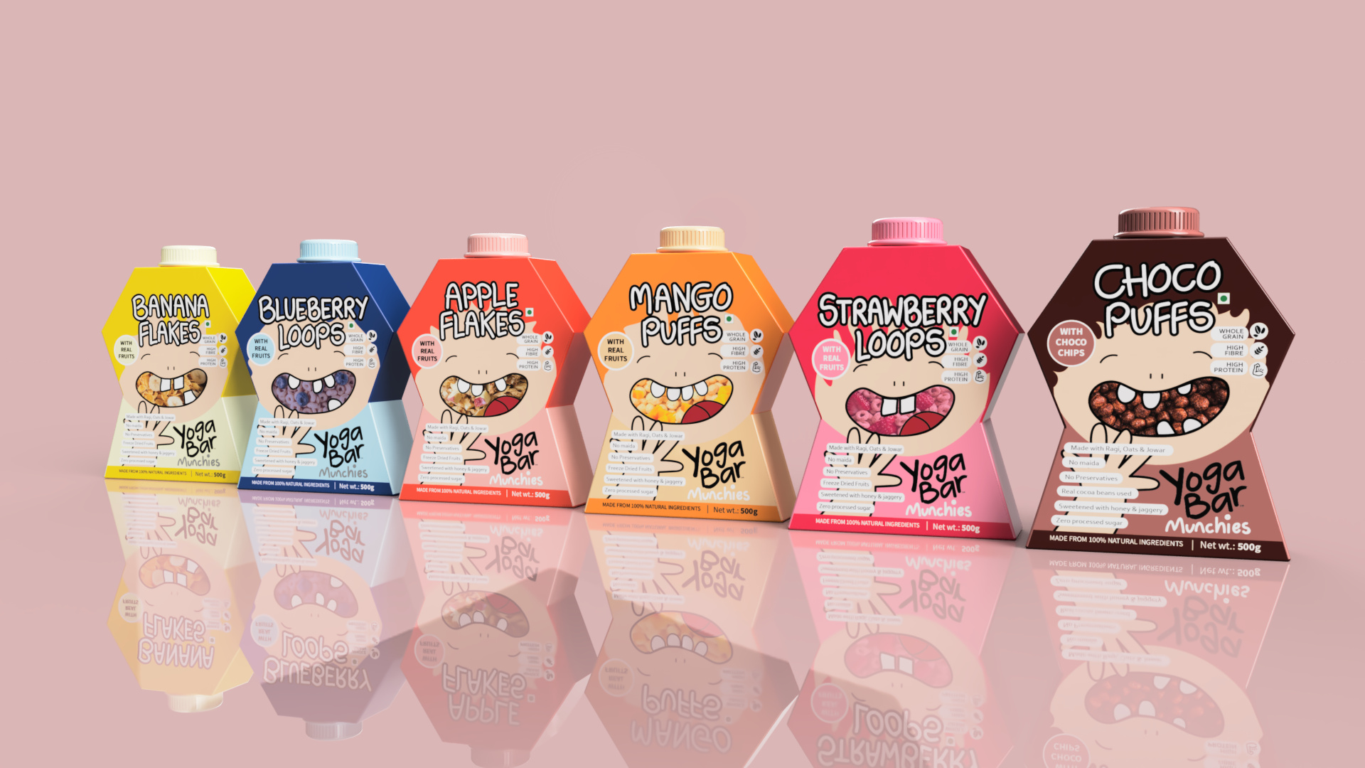 趣味兒童麥片系列包裝設計(圖8)