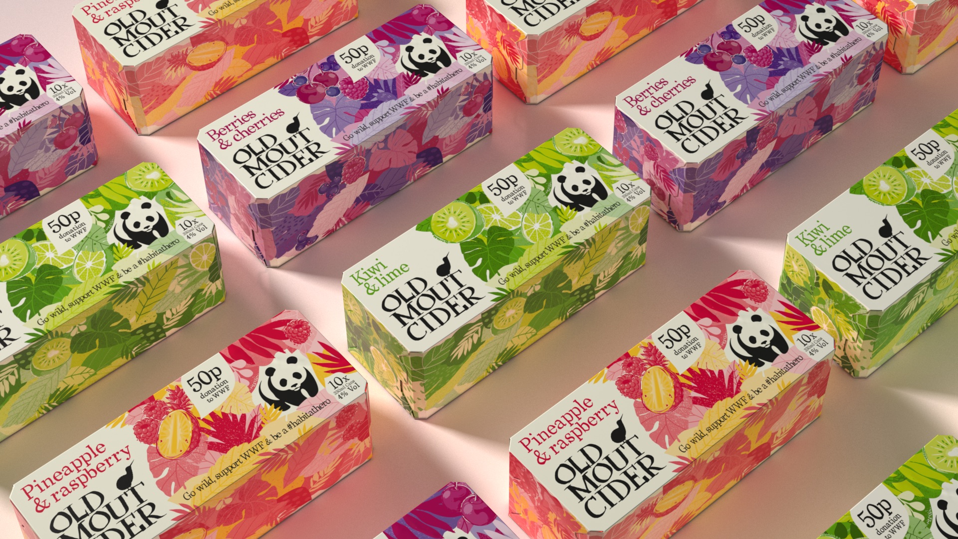 OldMou蘋(píng)果酒的限量版包裝這樣設(shè)計(jì)在貨架上脫穎而出(圖5)