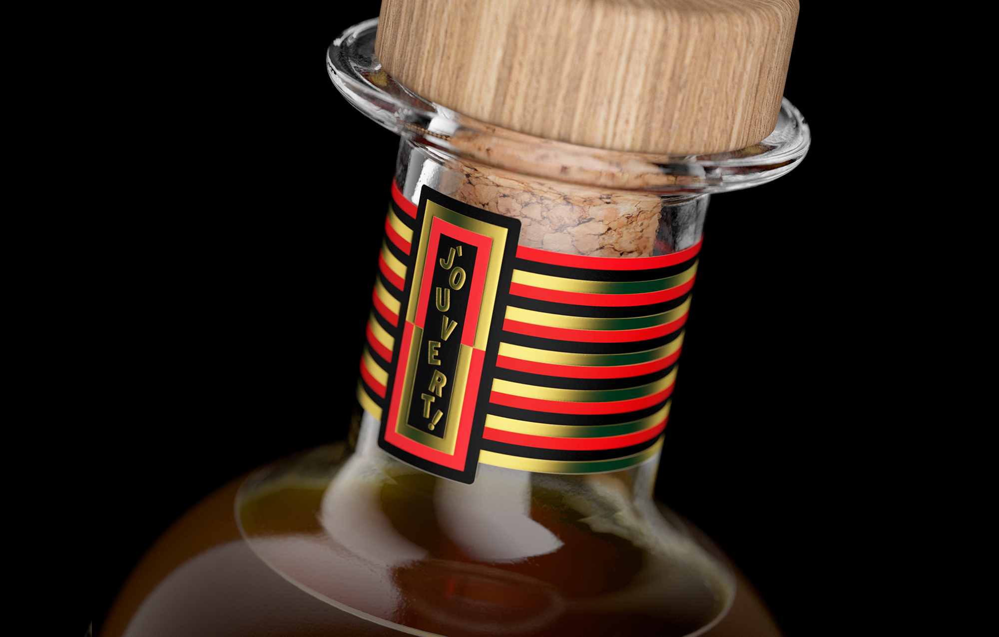 Tamboo朗姆酒包裝設(shè)計(jì)這樣做賦予品牌一種大膽而充滿活力的態(tài)度(圖4)