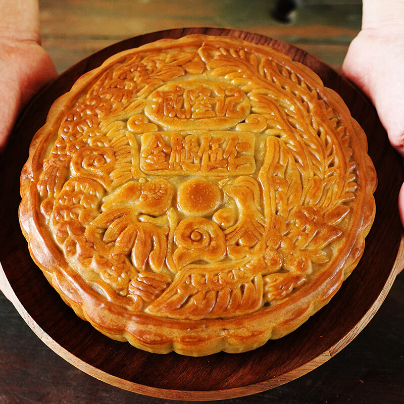 臧隆記 金腿伍仁廣式大月餅 2kg 禮盒裝包裝禮盒產(chǎn)品包裝創(chuàng)意設(shè)計(jì)欣賞(圖2)