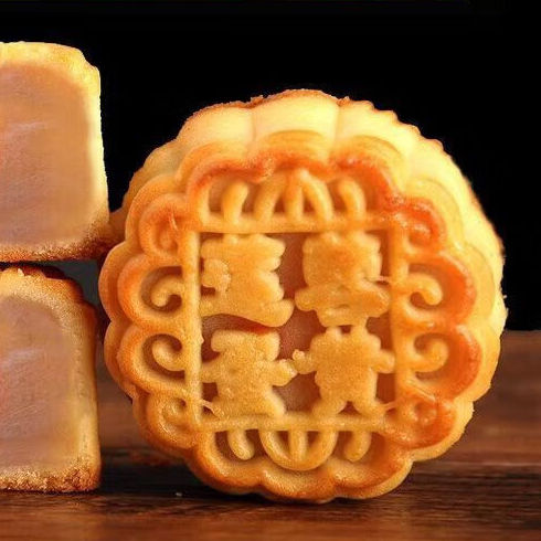 酥園康 廣式月餅 蓮蓉蛋黃味 26g*20袋包裝禮盒產(chǎn)品包裝創(chuàng)意設(shè)計(jì)欣賞(圖4)