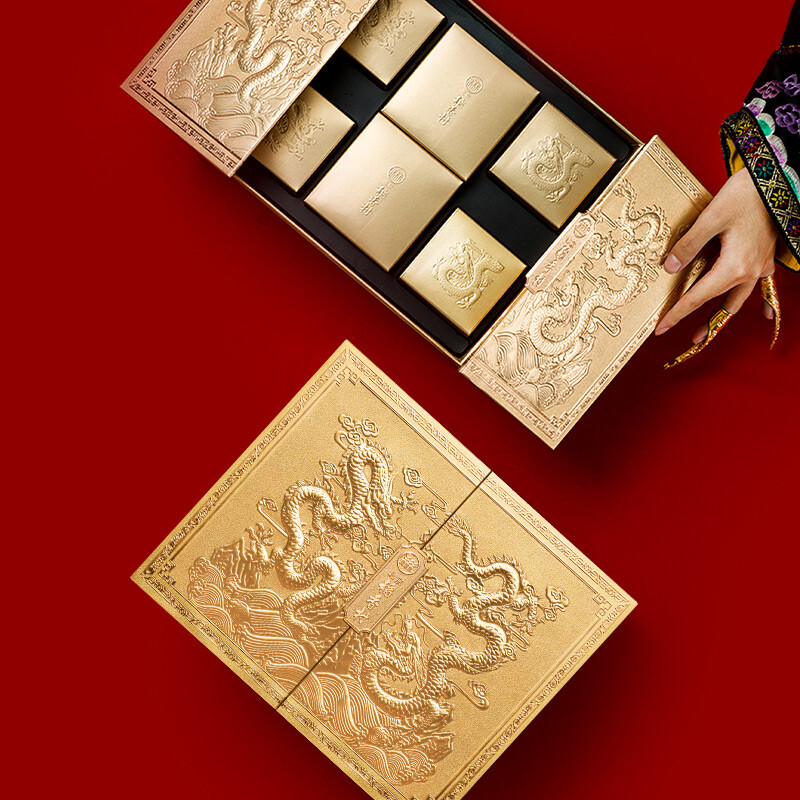 DXC 稻香村 太和皓玉 月餅 850g 禮盒裝包裝禮盒產(chǎn)品包裝創(chuàng)意設(shè)計欣賞(圖3)