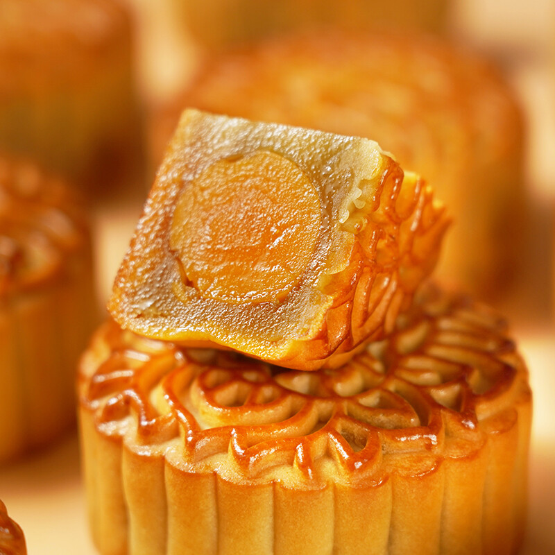 葡記 雙黃白蓮蓉廣式月餅包裝禮盒產(chǎn)品包裝創(chuàng)意設(shè)計欣賞(圖5)