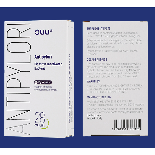 OUU 益生菌養(yǎng)胃膠囊 28粒保健產品包裝創(chuàng)意設計欣賞(圖2)