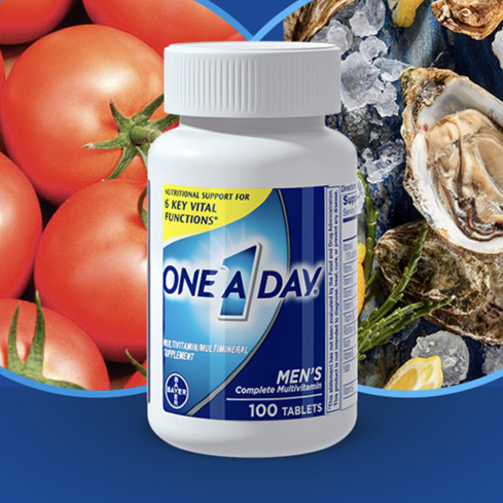 ONE A DAY 男士復(fù)合維生素 100粒保健產(chǎn)品包裝創(chuàng)意設(shè)計(jì)欣賞(圖3)