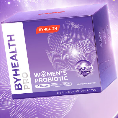 湯臣倍健 海外版女性私處益生菌蔓越莓香香菌閃釋粉30袋/盒保健產(chǎn)品包裝創(chuàng)意設(shè)計(jì)欣賞(圖2)