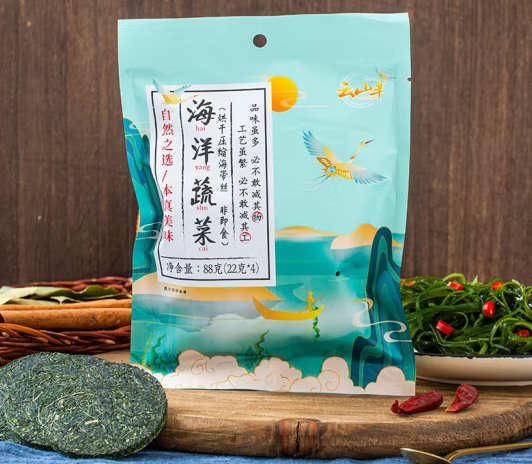 烘干壓縮海帶絲的包裝設(shè)計作品欣賞(圖1)