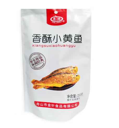 香酥小黃魚包裝袋設(shè)計作品欣賞(圖1)