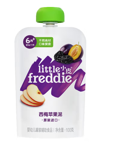寶寶輔食西梅蘋果泥包裝設(shè)計(jì)作品欣賞(圖1)