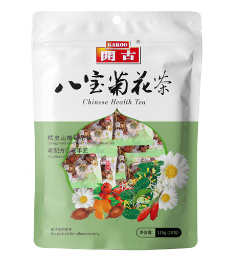 八寶菊花茶包裝袋設(shè)計(jì)欣賞(圖1)