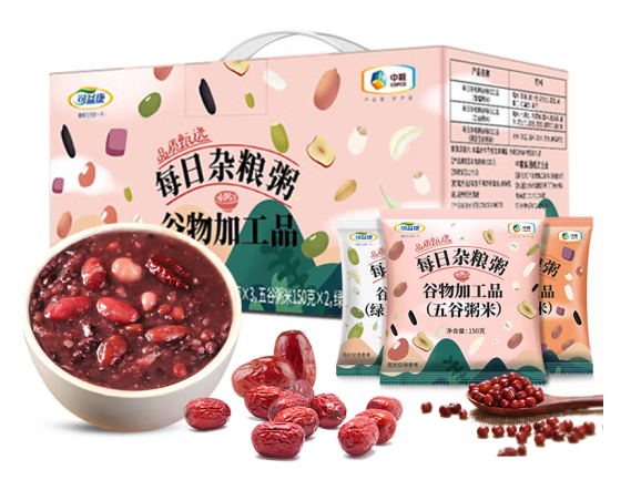 雜糧粥包裝盒設計作品欣賞(圖1)