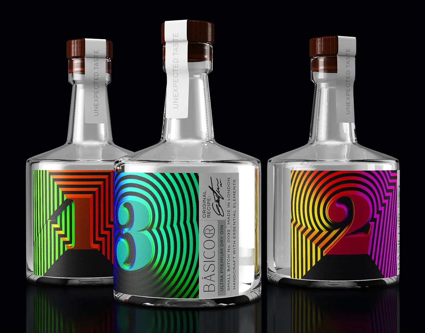 充滿活力個(gè)性的杜松子酒包裝設(shè)計(jì)欣賞(圖1)