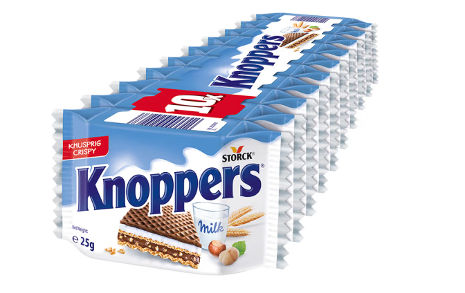 牛奶榛子巧克力威化餅干包裝袋設(shè)計(jì)欣賞(圖1) 牛奶榛子巧克力威化餅干包裝袋設(shè)計(jì)欣賞(圖1)