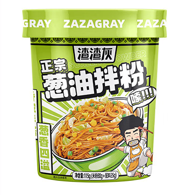 桶裝蔥油拌粉的包裝設(shè)計(jì)怎么做好(圖1)