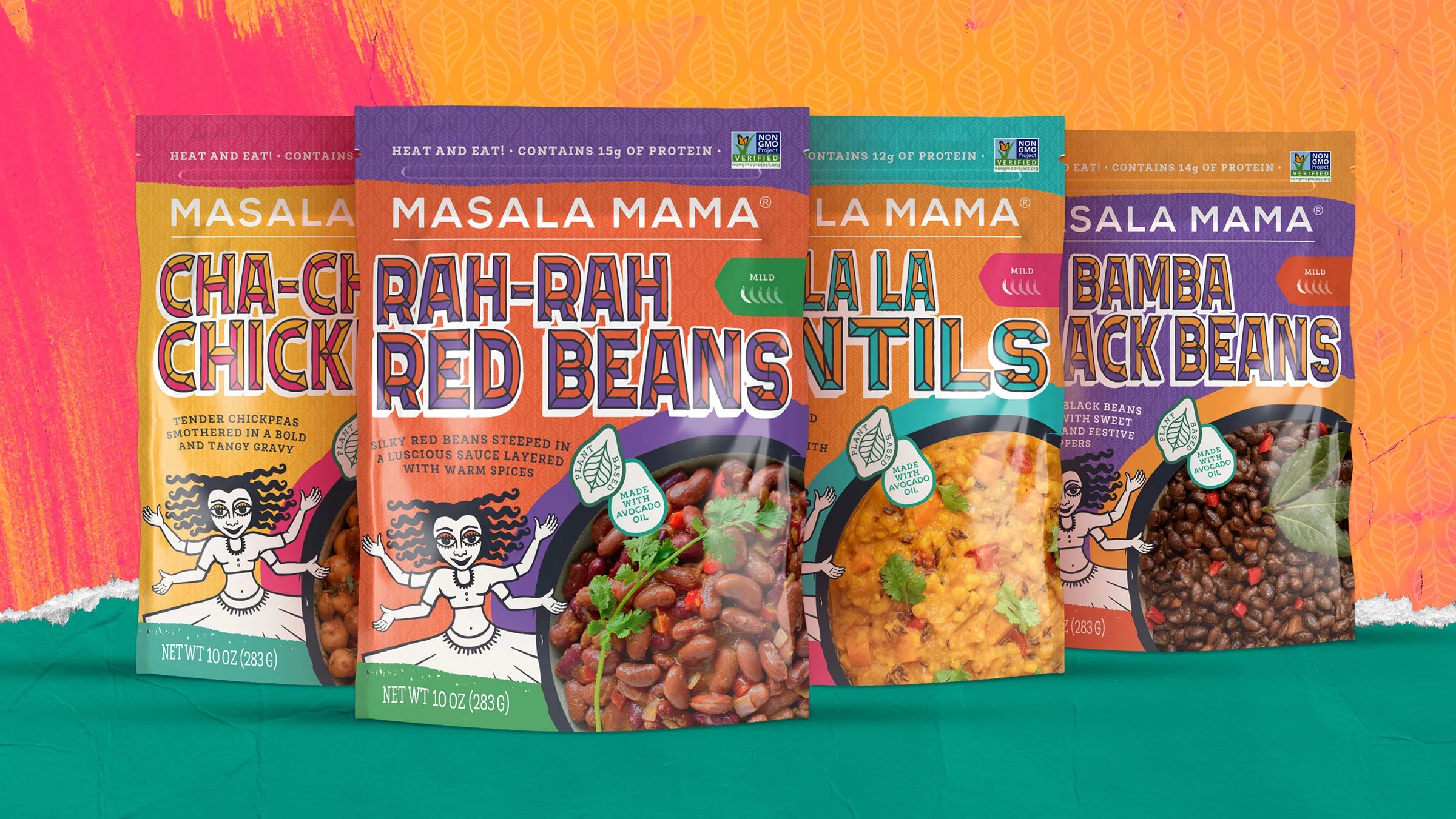 健康美味的印度食品包裝袋設(shè)計(jì)欣賞(圖1)