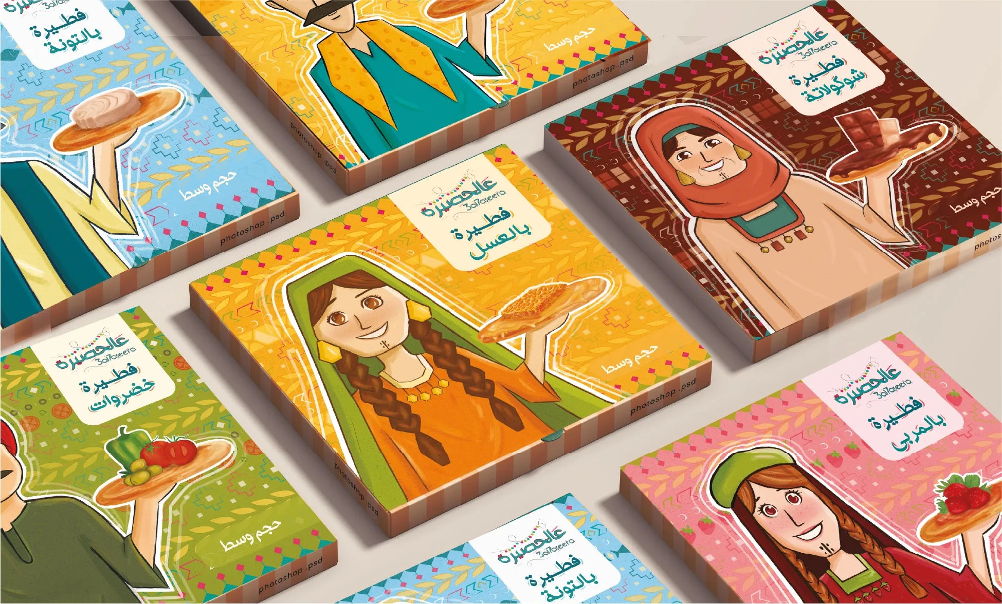 卡通人物形象的餡餅包裝設(shè)計(jì)欣賞(圖1)