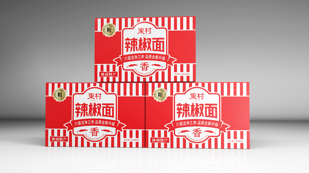 陜西東村辣椒粉辣椒面包裝設(shè)計(jì)(圖3)