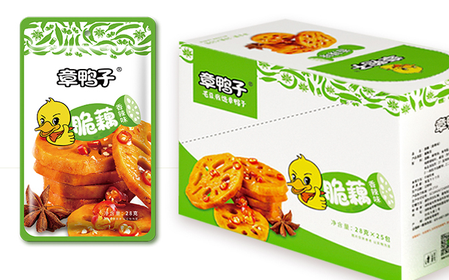 章鴨子品牌logo與食品包裝設(shè)計(jì)欣賞(圖2)