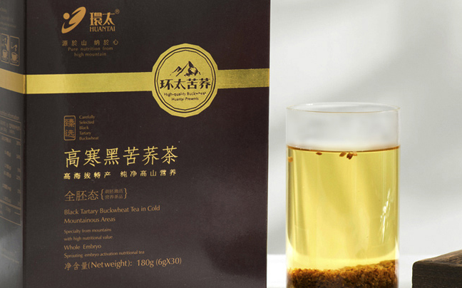 環(huán)太苦蕎茶 環(huán)太苦蕎品牌logo與食品包裝設(shè)計(jì)欣賞(圖3)