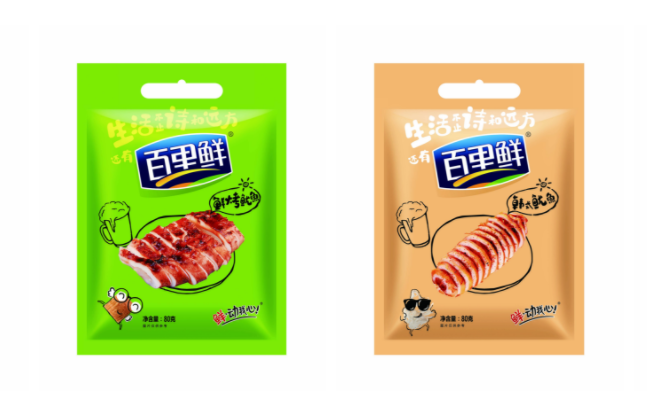 百里鮮食品包裝設(shè)計(jì)欣賞(圖2)
