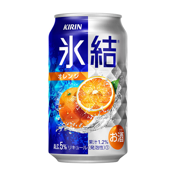 包裝創(chuàng)意設計欣賞麒麟冰結橙子麒麟啤酒(圖1)