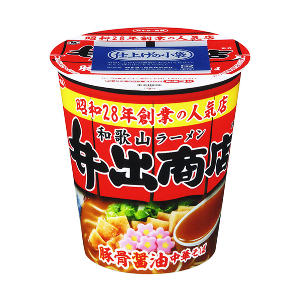 食品包裝設(shè)計(jì)欣賞和歌山拉面井出商店監(jiān)修豬骨醬油中華蕎麥面太陽(yáng)魚(yú)食品包裝設(shè)計(jì)欣賞(圖1)