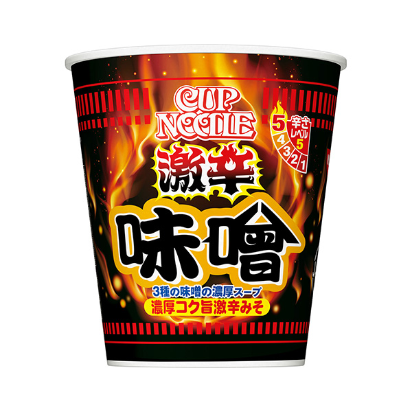 包裝設計公司推薦杯面激辛味增大日清食品包裝設計欣賞(圖1)