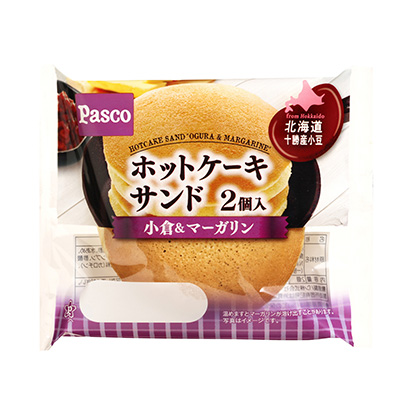 包裝設計公司推薦熱蛋糕三明治小倉人造黃油敷島制面包包裝設計欣賞(圖1)