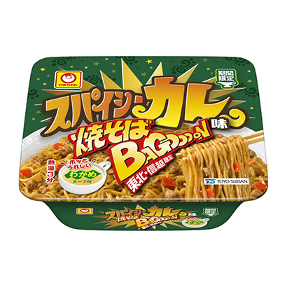 小丸炒面·蕎麥面·歐仁香料咖喱味東洋水產(chǎn)面類包裝設(shè)計(jì)(圖1) 小丸炒面·蕎麥面·歐仁香料咖喱味東洋水產(chǎn)面類包裝設(shè)計(jì)(圖1)