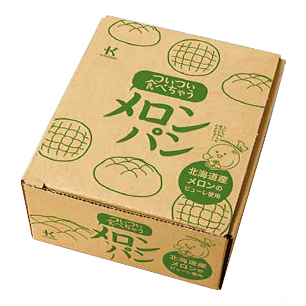 不知不覺就要吃的哈密瓜面包包裝設(shè)計(jì)欣賞(圖1)