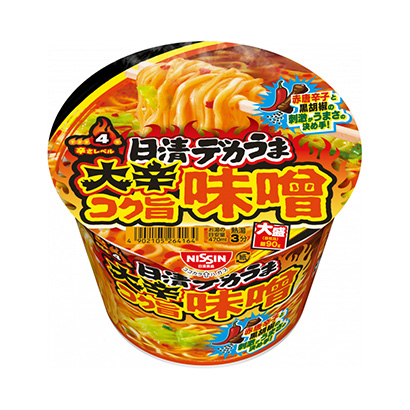 日清大咖美味大辛醇厚味增日清面類包裝設(shè)計(jì)(圖1)