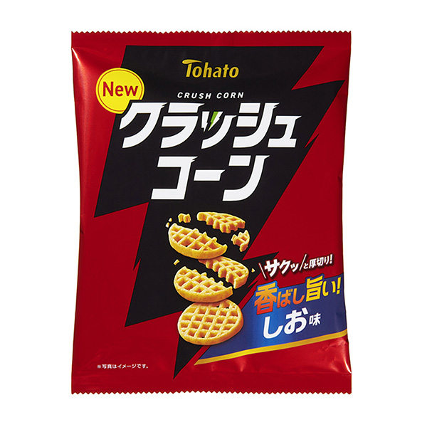 碎玉米香噴噴的咸味東鴿子食品飲料包裝設(shè)計(圖1)