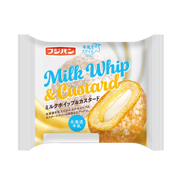 牛奶攪打和蛋奶富士面包食品飲料包裝設(shè)計(jì)(圖1)