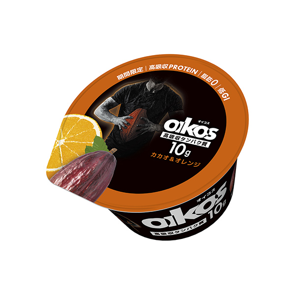 包裝設計欣賞達能酸奶＜脂肪0可可&橙子＞ (達能日本) (圖1)