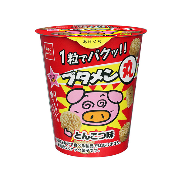 包裝設(shè)計(jì)欣賞豬面丸＜豬排味＞ (零食公司) (圖1)