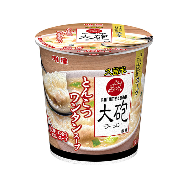 包裝設(shè)計(jì)欣賞明星大炮拉面監(jiān)修豬骨餛飩湯(明星食品) (圖1)